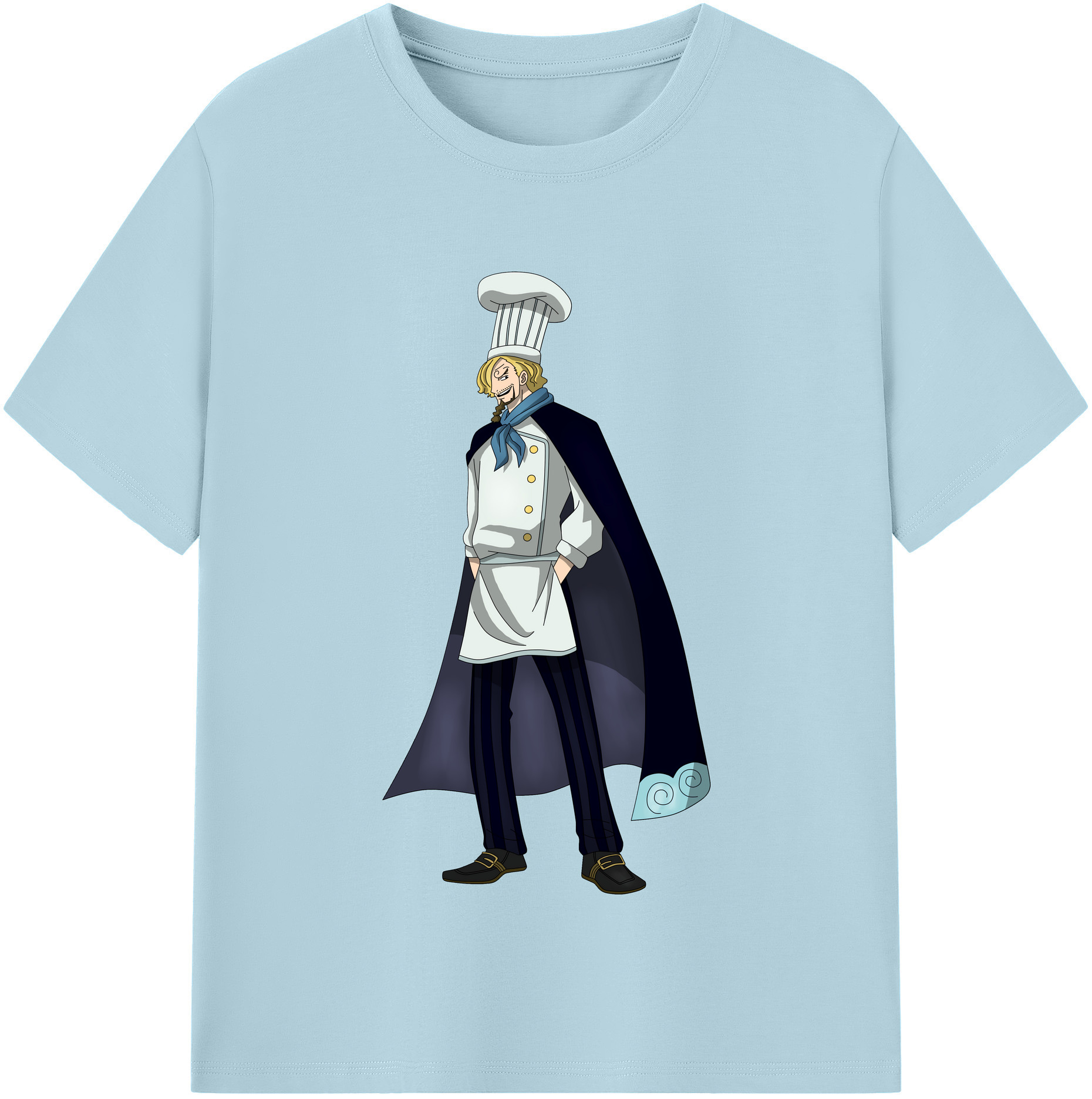 ワンピース サンジ ONE PIECE Sanji 綿100％半袖Tシャツ（フロントプリント）